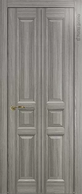 Межкомнатная дверь Porta Classic Imperia-R Книжка, цвет - Орех пепельный, Без стекла (ДГ)