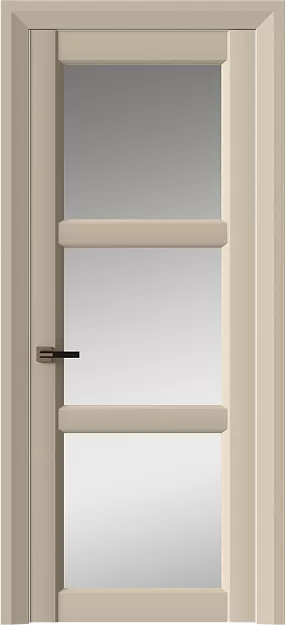 Межкомнатная дверь Milano Neo Classic Decoro, цвет - Бежевый Мел эмаль (RAL 075-80-10), Со стеклом (ДО)