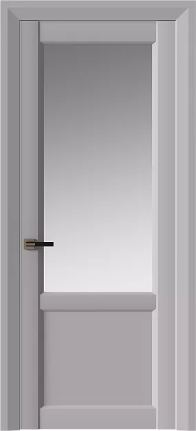 Межкомнатная дверь Dinastia Neo Classic Decoro, цвет - Серый Флокс эмаль (RAL без номера), Со стеклом (ДО)