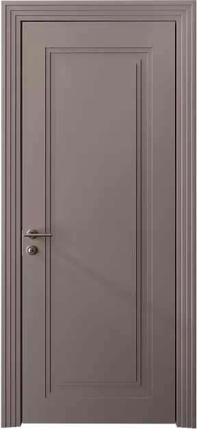 Межкомнатная дверь Domenica Neo Classic Scalino, цвет - Серая стяжка эмаль (RAL 060-60-05), Без стекла (ДГ)