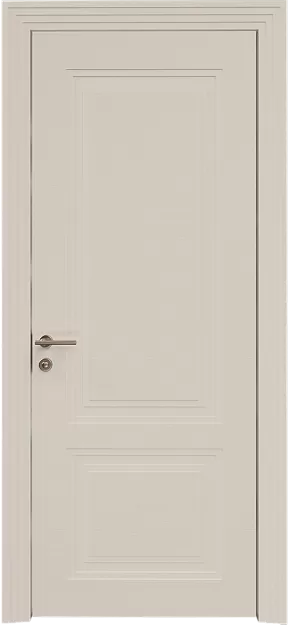 Межкомнатная дверь Dinastia Neo Classic Scalino, цвет - Бежевая эмаль по шпону (RAL 9010), Без стекла (ДГ)