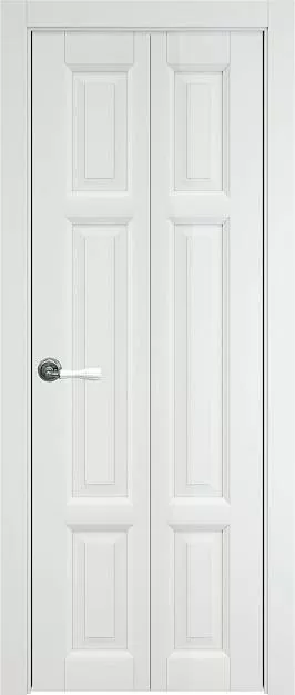 Межкомнатная дверь Porta Classic Siena Книжка, цвет - Белая ST, Без стекла (ДГ)