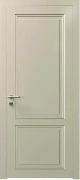 Межкомнатная дверь Dinastia Neo Classic, цвет - Серо-оливковая эмаль (RAL 7032), Без стекла (ДГ)
