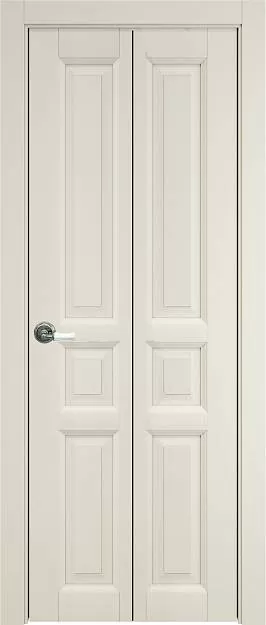 Межкомнатная дверь Porta Classic Imperia-R Книжка, цвет - Магнолия ST, Без стекла (ДГ)