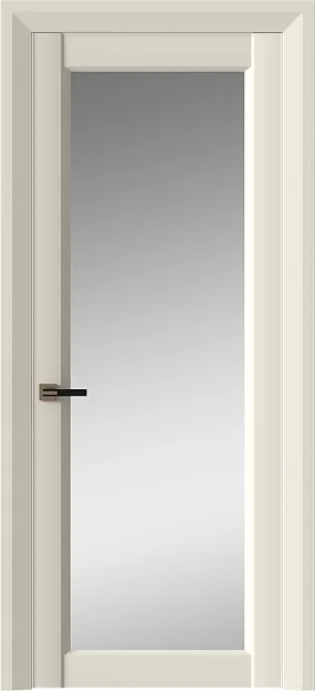 Межкомнатная дверь Domenica Neo Classic Decoro, цвет - Бежевая эмаль (RAL 9010), Со стеклом (ДО)